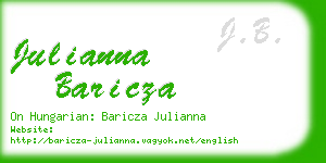 julianna baricza business card